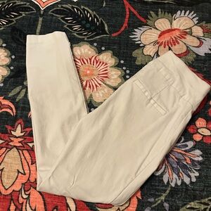 🤍 NY&Co White Stretch Ankle Pants Slim Work Career M 3/$25